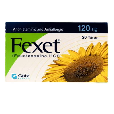 FEXET TABS 120MG 20`S